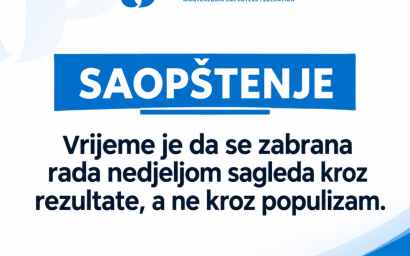 Vrijeme je da se zabrana rada nedjeljom sagleda kroz rezultate, a ne kroz populizam